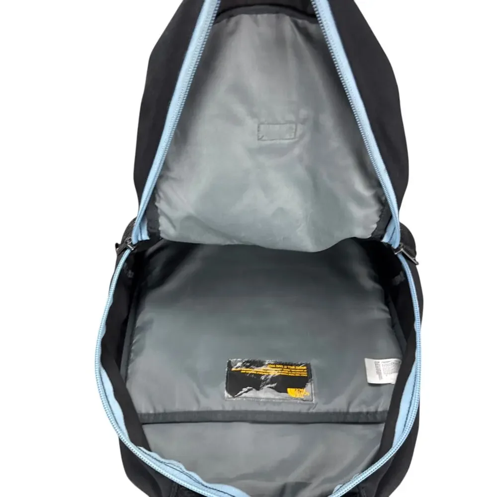 The North Face Jester Backpack Black Light Blue FlexVent Laptop Travel Bag 27L